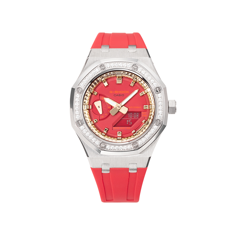 CASIO Часы унисекс с двойным дисплеем, жидкокристаллическим/аналоговым дисплеем, 44,5 мм, красные
CASIO Часы унисекс с двойным дисплеем, жидкокристаллическим/аналоговым дисплеем, 44,5 мм, красные