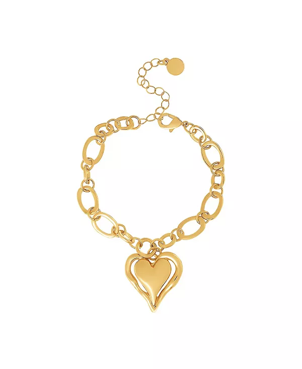 Яркий браслет с подвеской в виде сердца Bcbgeneration, gold
Яркий браслет с подвеской в виде сердца Bcbgeneration, gold