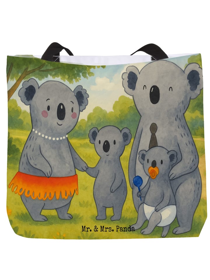 Mr. & Mrs. Panda Сумка с изображением семейства коал, без слогана, белого цвета
Mr. & Mrs. Panda Сумка с изображением семейства коал, без слогана, белого цвета