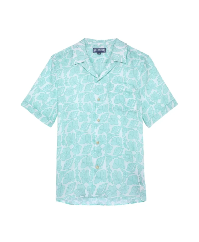 Льняная рубашка для боулинга, ракушки Vilebrequin, белый
Льняная рубашка для боулинга, ракушки Vilebrequin, белый
