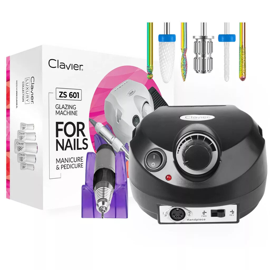 Фрезер для маникюра Clavier ZS 601 - 65 Вт 30 000 об/мин, черный
Фрезер для маникюра Clavier ZS 601 - 65 Вт 30 000 об/мин, черный