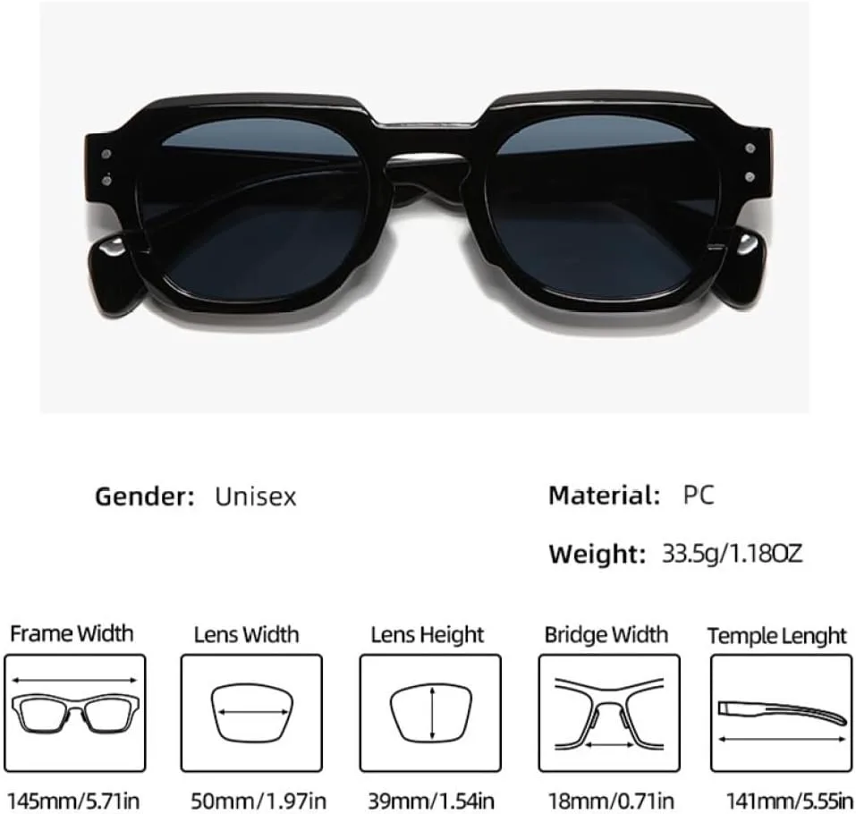 2027 Маленькие квадратные солнцезащитные очки для женщин с заклепками, ретро-панк, мужские синие солнцезащитные очки, зеленые солнцезащитные очки UV400 MTZJH, Grey
2027 Маленькие квадратные солнцезащитные очки для женщин с заклепками, ретро-панк, мужские синие солнцезащитные очки, зеленые солнцезащитные очки UV400 MTZJH, Grey