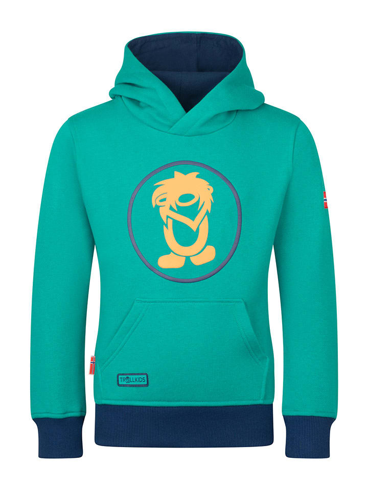 Пуловер с капюшоном Trollkids, цвет grün/dunkelblau
Пуловер с капюшоном Trollkids, цвет grün/dunkelblau