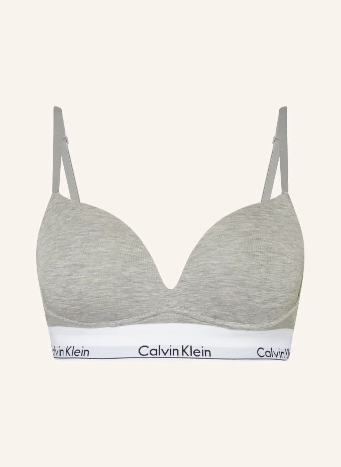 Бюстгальтер пуш-ап modern cotton Calvin Klein, серый
Бюстгальтер пуш-ап modern cotton Calvin Klein, серый