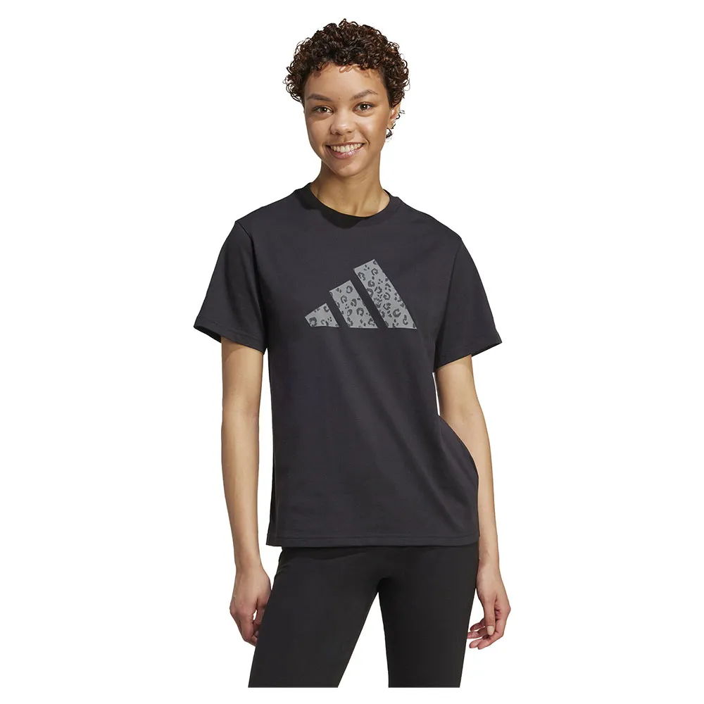 Футболка с коротким рукавом adidas Animal Graphic, черный 
Футболка с коротким рукавом adidas Animal Graphic, черный
