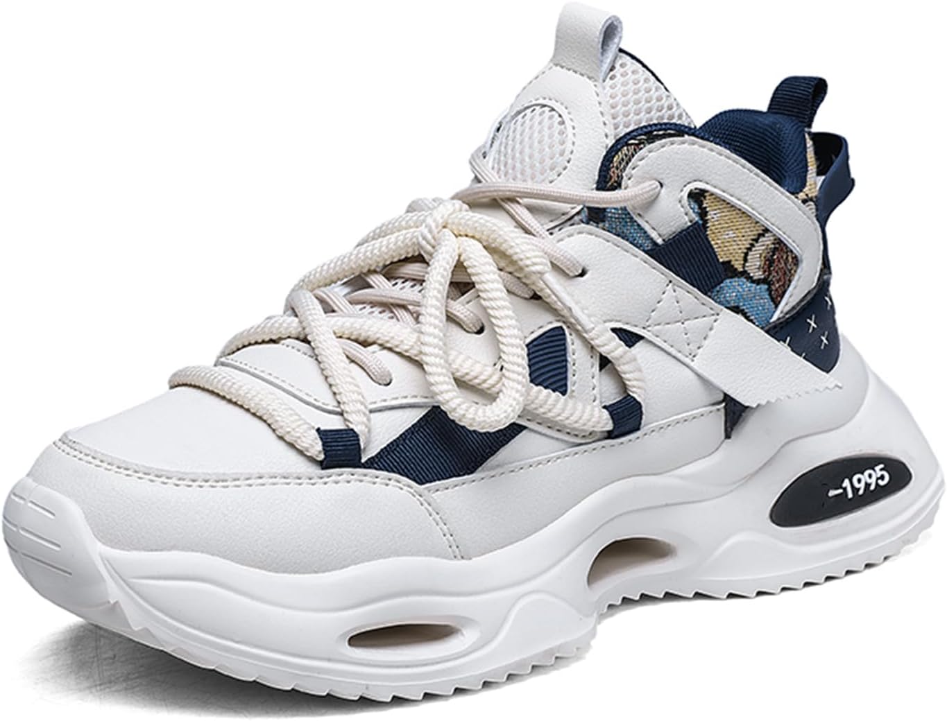 Мужские повседневные спортивные кроссовки для тенниса, бега, ходьбы и тренировок, модные массивные кроссовки для мужчин Spwagym, синий/бежевый
Мужские повседневные спортивные кроссовки для тенниса, бега, ходьбы и тренировок, модные массивные кроссовки для мужчин Spwagym, синий/бежевый