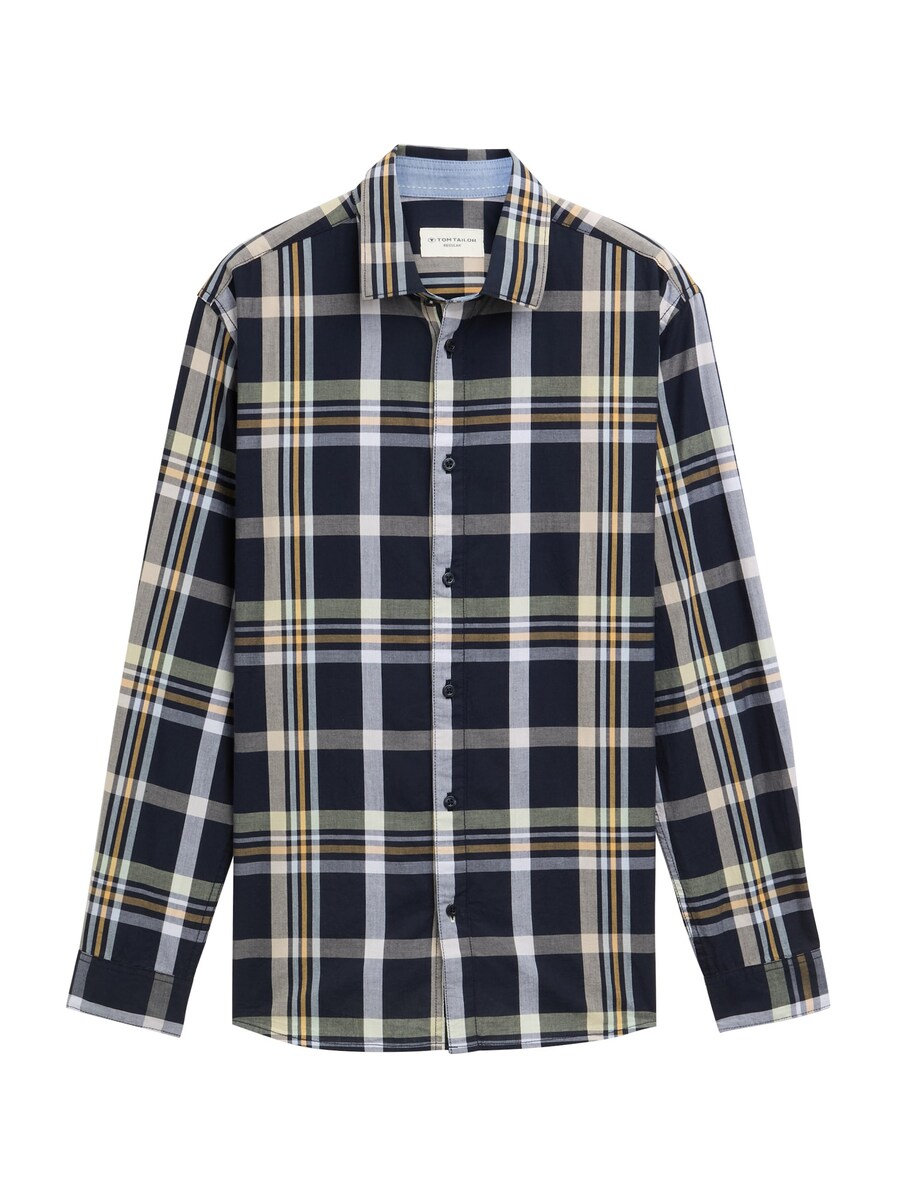 Рубашка обычного кроя на пуговицах TOM TAILOR, морской синий
Рубашка обычного кроя на пуговицах TOM TAILOR, морской синий