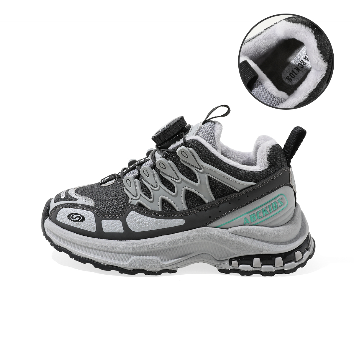 Детские кроссовки для бега ABC KIDS, черный/серый
Детские кроссовки для бега ABC KIDS, черный/серый