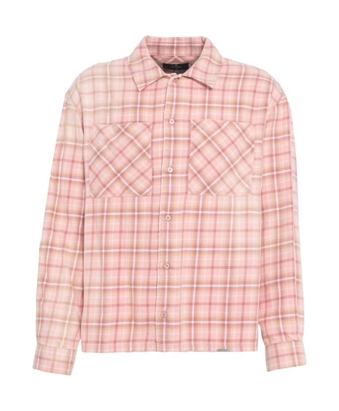 Клетчатая рубашка Represent, розовый
Клетчатая рубашка Represent, розовый