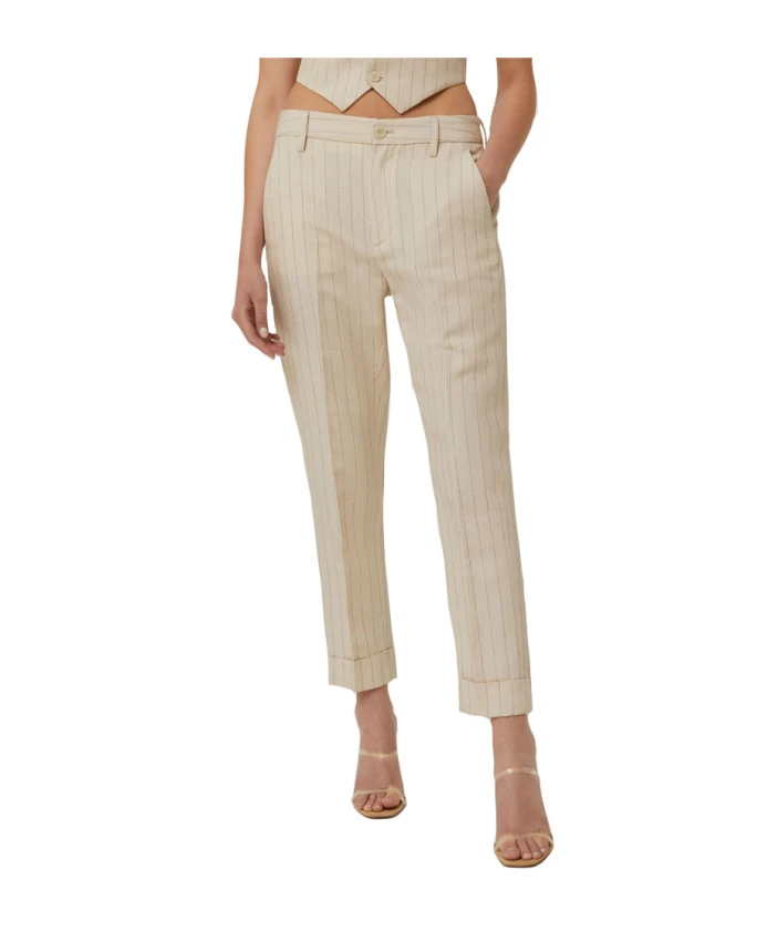 Повседневные брюки цвета сандалий Dondup, бежевый
Повседневные брюки цвета сандалий Dondup, бежевый