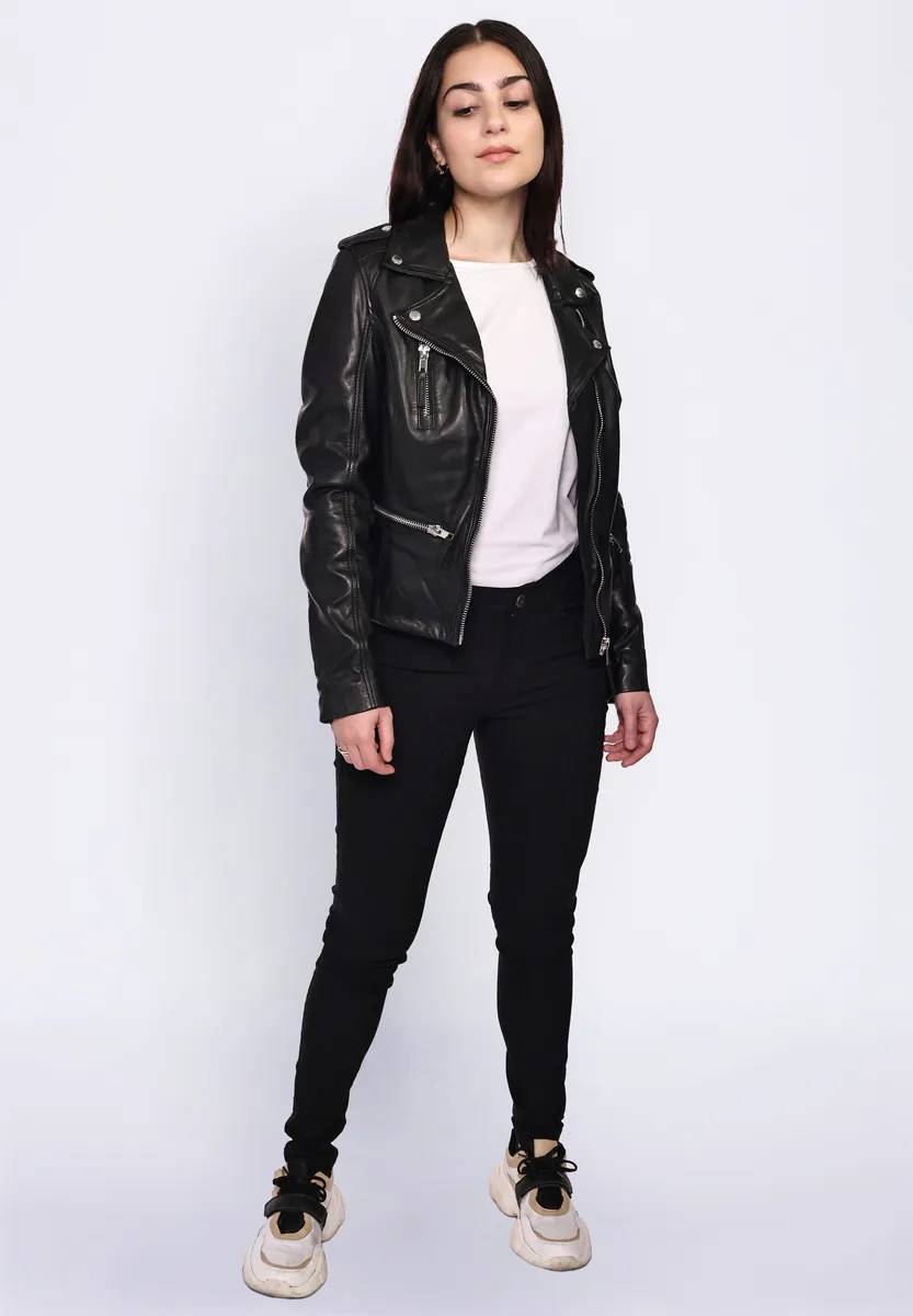 Кожаная куртка МУСТАНГ "31020145" Mustang, черный 
Кожаная куртка МУСТАНГ "31020145" Mustang, черный