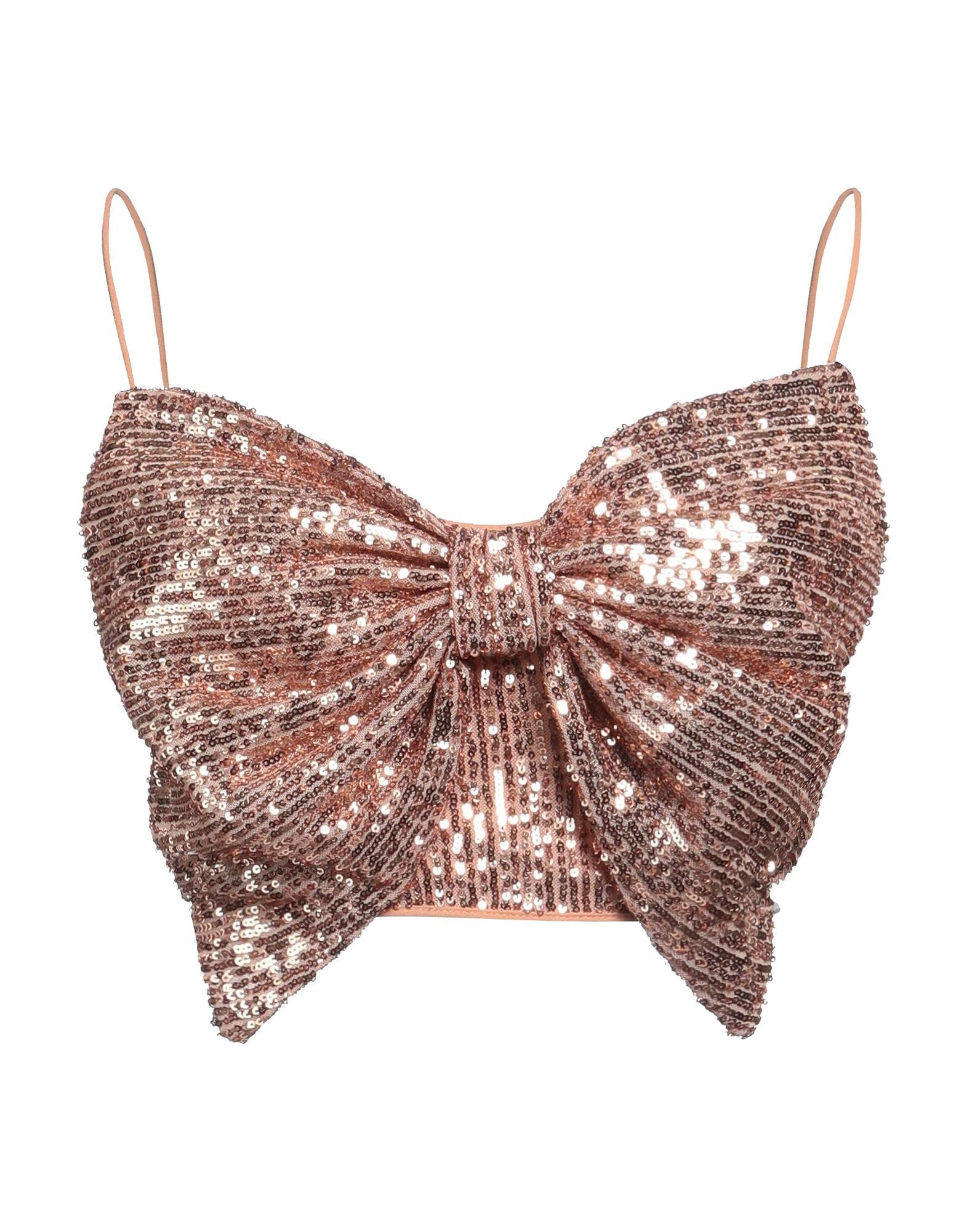 Кроп-топ Elisabetta Franchi, медный
Кроп-топ Elisabetta Franchi, медный