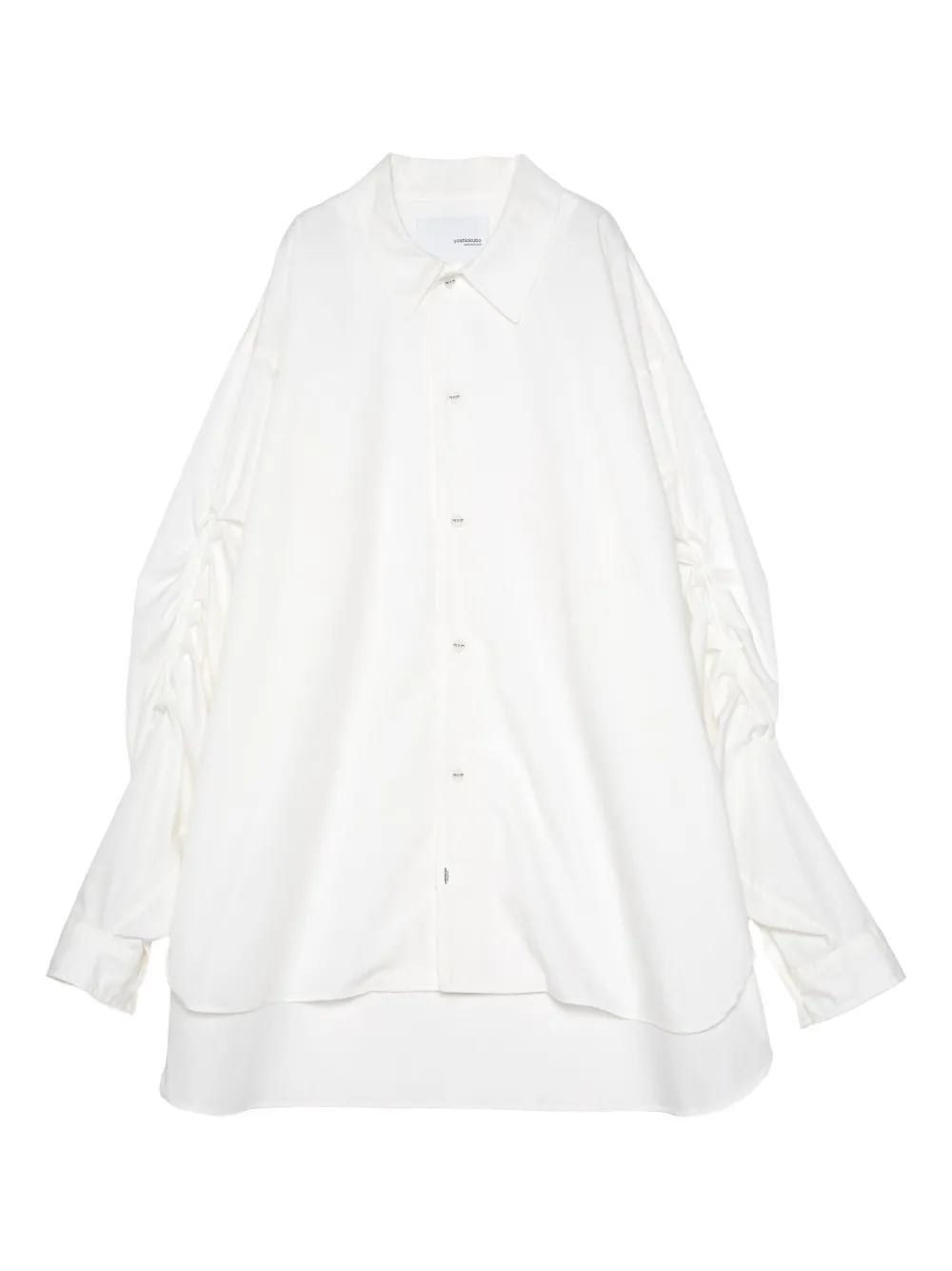 Рубашка с присборенными рукавами Yoshiokubo, белый
Рубашка с присборенными рукавами Yoshiokubo, белый