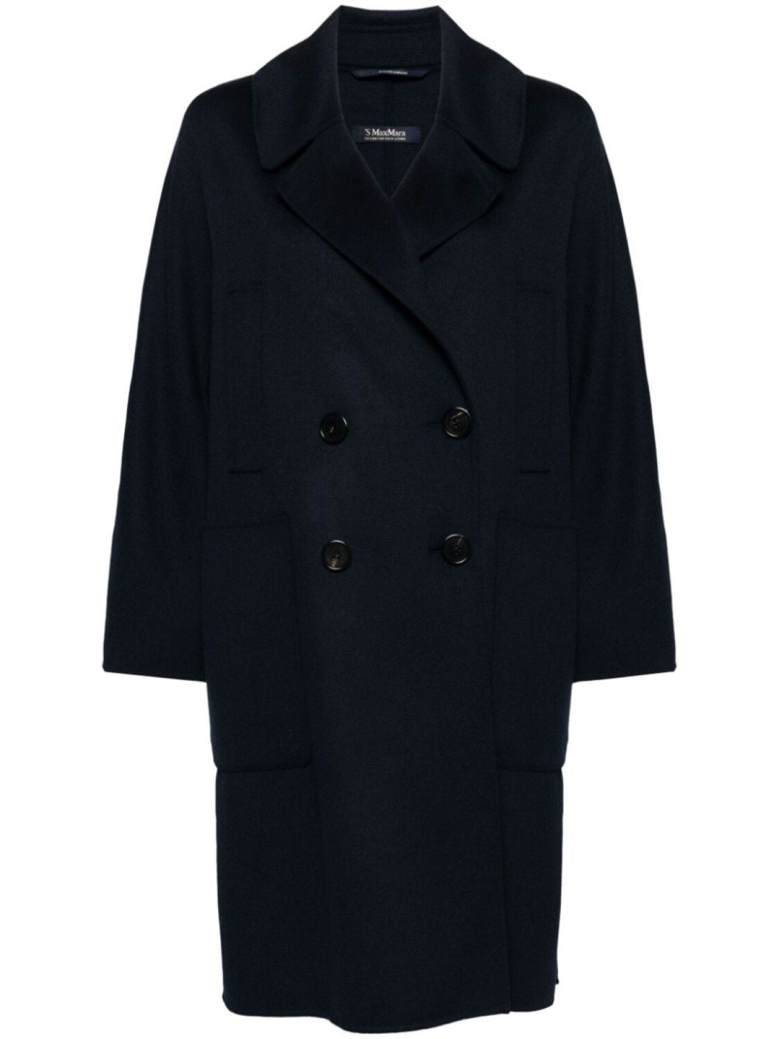 'S Max Mara двубортное пальто из вирджинской шерсти, синий
'S Max Mara двубортное пальто из вирджинской шерсти, синий