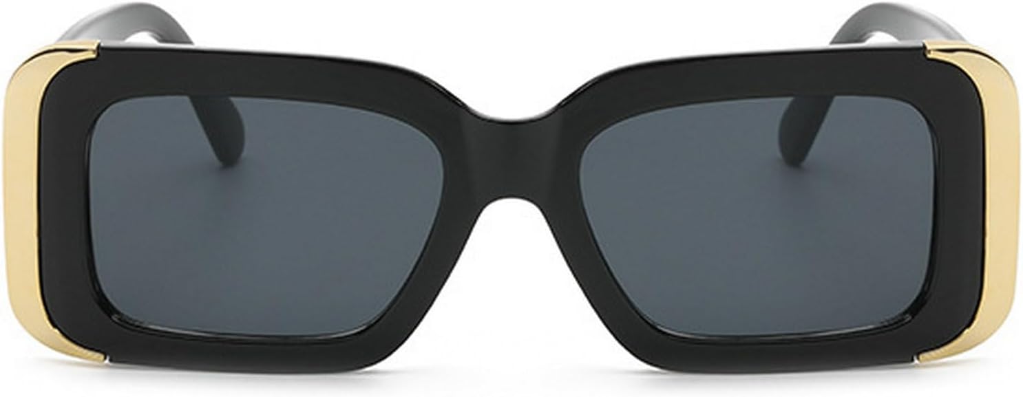 Популярные модные прямоугольные солнцезащитные очки для женщин, плотные очки цвета шампанского с защитой от УФ-излучения UV400; модные квадратные солнцезащитные очки для мужчин mincl, Black
Популярные модные прямоугольные солнцезащитные очки для женщин, плотные очки цвета шампанского с защитой от УФ-излучения UV400; модные квадратные солнцезащитные очки для мужчин mincl, Black