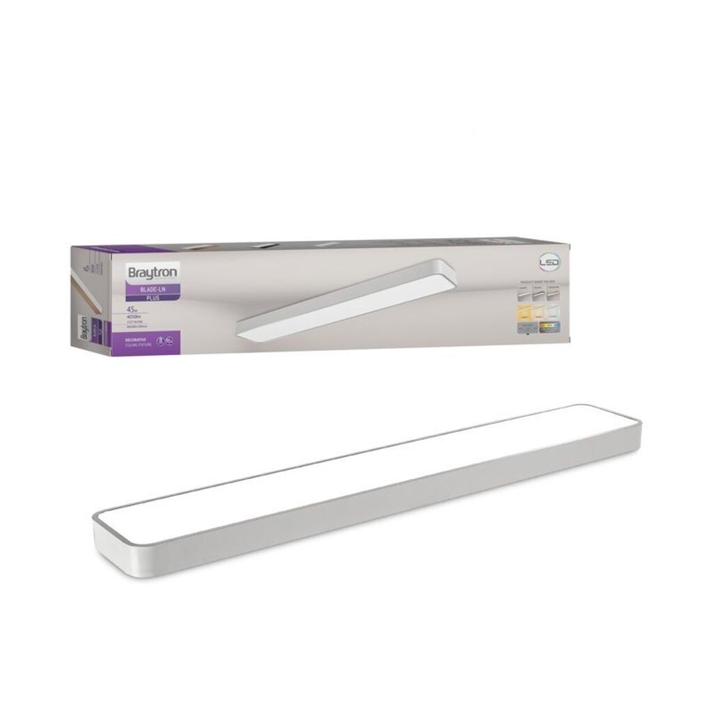 Braytron 45W LED 120см потолочный светильник BLADE LN 4050 люмен квадратный для гостиной, детской комнаты, офиса белый
Braytron 45W LED 120см потолочный светильник BLADE LN 4050 люмен квадратный для гостиной, детской комнаты, офиса белый