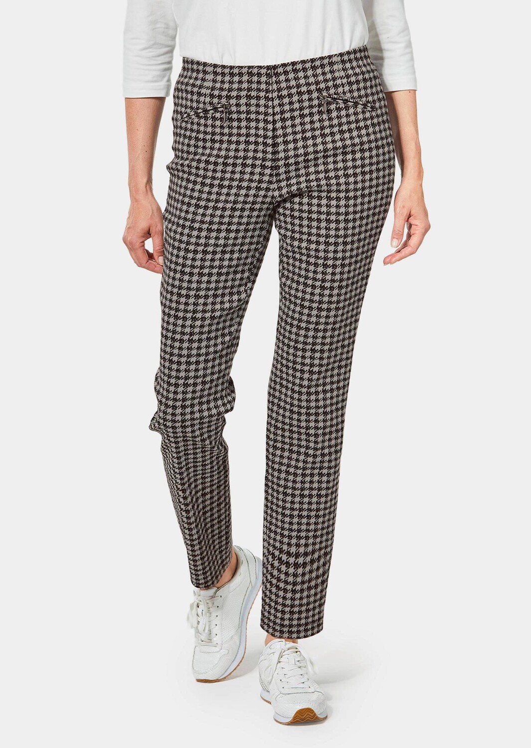 Брюки GOLDNER Hose, камень / черный / с рисунком
Брюки GOLDNER Hose, камень / черный / с рисунком