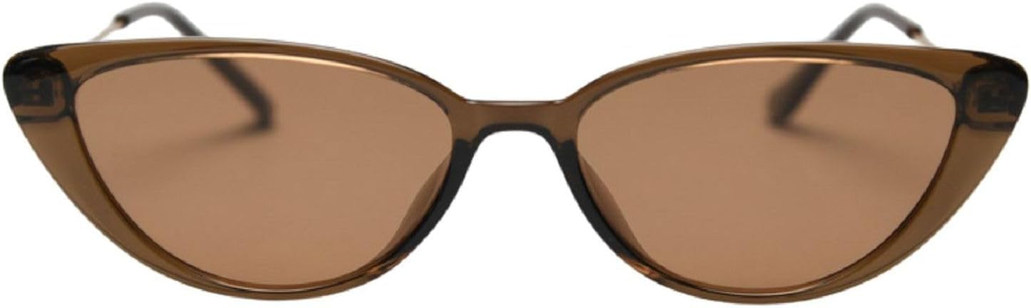 Поляризованные женские солнцезащитные очки TR90 в стиле ретро, полуметаллические, защита от УФ-излучения UV400, коричнево-зеленые, лето 2025, артикул 72383 Melrose, Tea
Поляризованные женские солнцезащитные очки TR90 в стиле ретро, полуметаллические, защита от УФ-излучения UV400, коричнево-зеленые, лето 2025, артикул 72383 Melrose, Tea