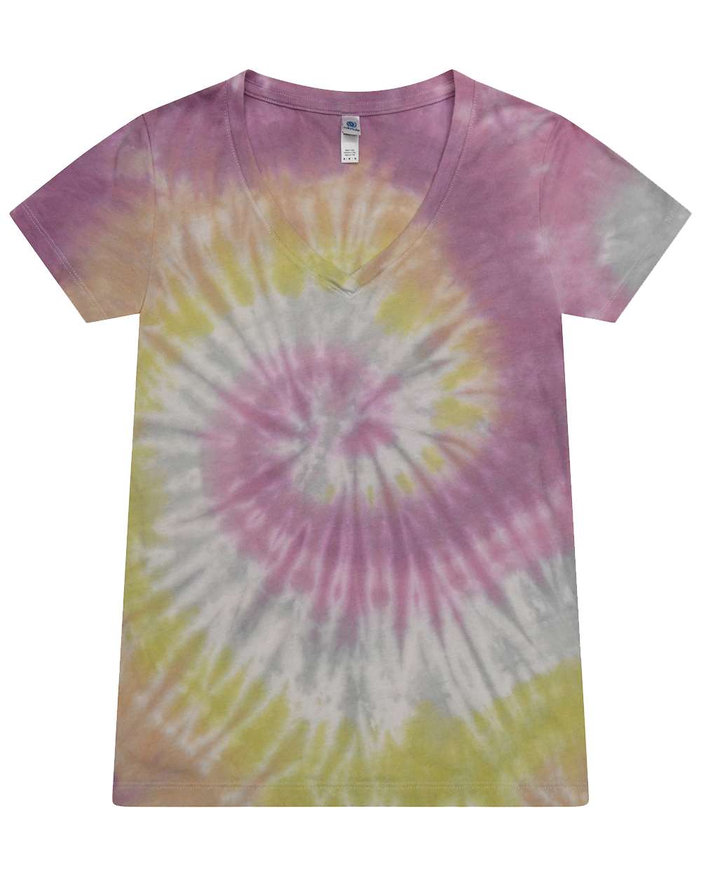 Женская футболка с V-образным вырезом и принтом тай-дай Colortone, цвет desert rose
Женская футболка с V-образным вырезом и принтом тай-дай Colortone, цвет desert rose