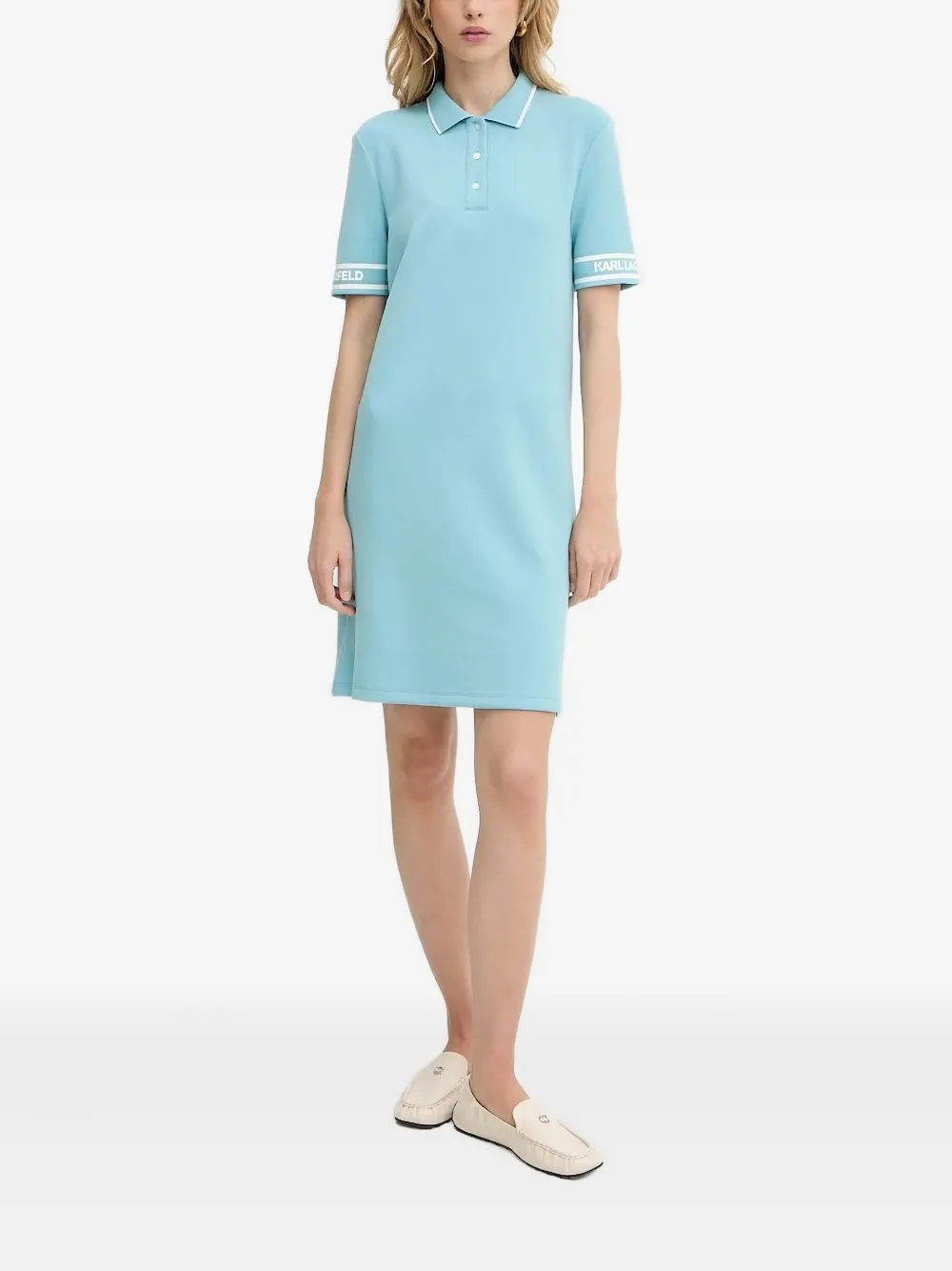 Платье поло с логотипом KARL LAGERFELD, синий
Платье поло с логотипом KARL LAGERFELD, синий