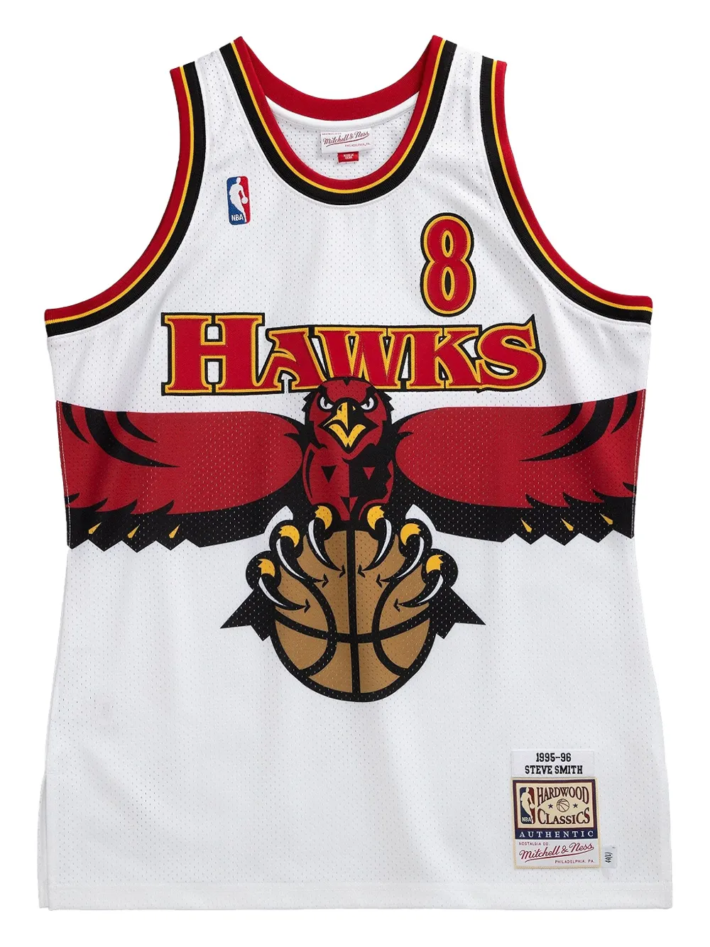 Топ Hawks 1995 Steve Smith Mitchell & Ness, белый
Топ Hawks 1995 Steve Smith Mitchell & Ness, белый