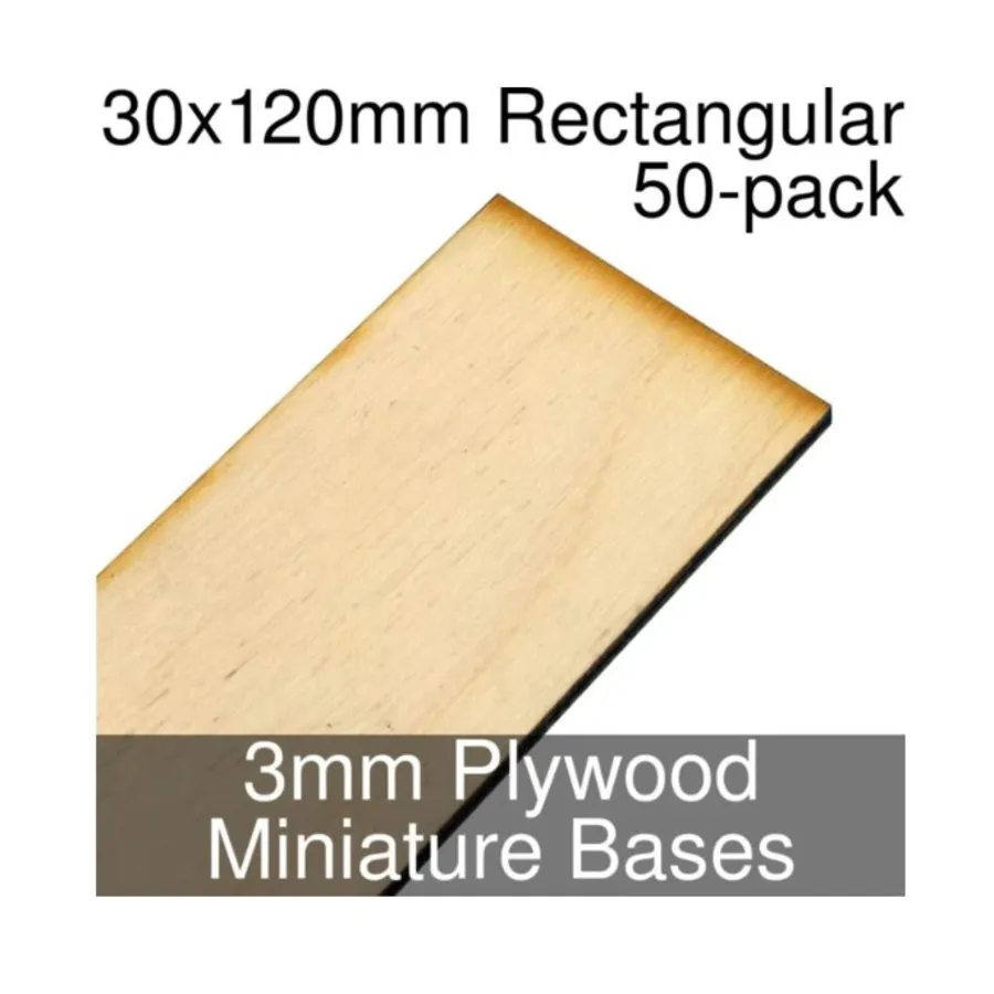 Прямоугольные миниатюрные подставки — 30 x 120 мм (50), Miniature Bases - Wood - 3mm Thick (Litko Aerosystems)
Прямоугольные миниатюрные подставки — 30 x 120 мм (50), Miniature Bases - Wood - 3mm Thick (Litko Aerosystems)