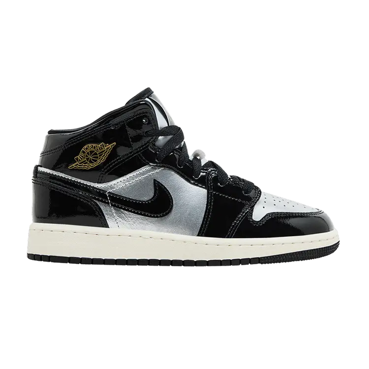 Кроссовки Air Jordan Air Jordan 1 Mid SE GS 'Black Metallic Silver', черный
Кроссовки Air Jordan Air Jordan 1 Mid SE GS 'Black Metallic Silver', черный