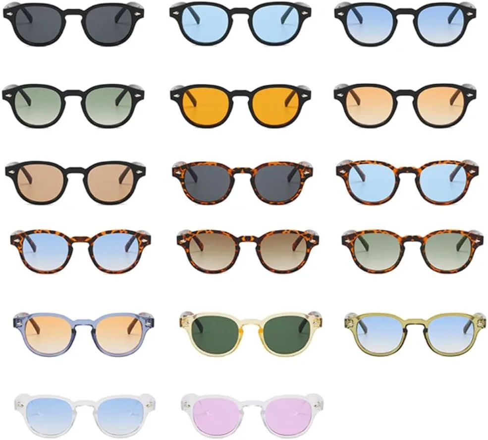 Солнцезащитные очки с защитой UV400 | Круглые линзы желто-синего цвета | Для женщин и мужчин, для занятий спортом на открытом воздухе и вождения DSVIGF, Black Grey
Солнцезащитные очки с защитой UV400 | Круглые линзы желто-синего цвета | Для женщин и мужчин, для занятий спортом на открытом воздухе и вождения DSVIGF, Black Grey