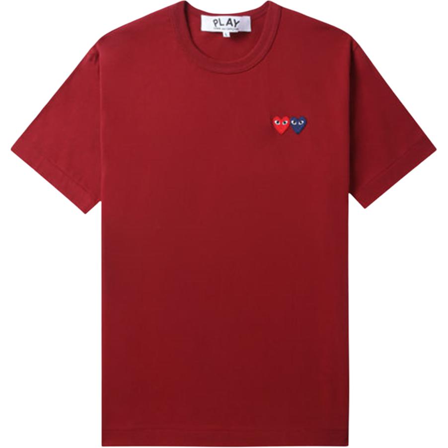 CDG Play Футболка Unisex красная с круглым вырезом, умеренно прямого кроя
CDG Play Футболка Unisex красная с круглым вырезом, умеренно прямого кроя