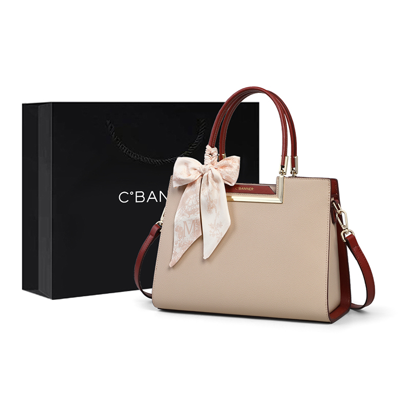 C°BANNER Сумка-тоут через плечо из комбинированной кожи для мам, Apricot-12062
C°BANNER Сумка-тоут через плечо из комбинированной кожи для мам, Apricot-12062