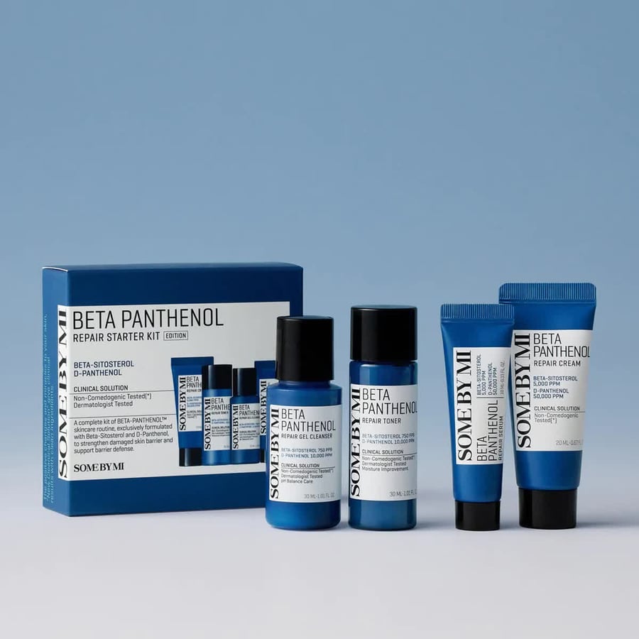 Some By Mi, Beta Panthenol Repair Starter Kit - Восстанавливающий набор для лица, 4 шт.
Some By Mi, Beta Panthenol Repair Starter Kit - Восстанавливающий набор для лица, 4 шт.