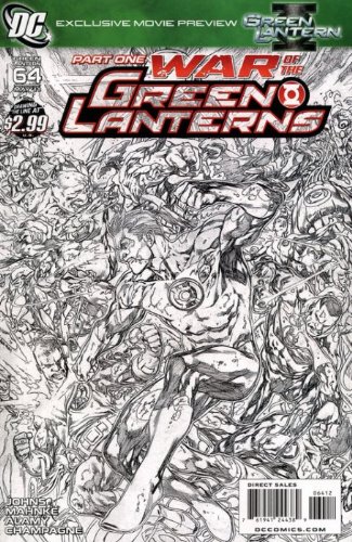 Green Lantern #64 "2nd Print Sketch Variant" (DC COMICS)
Green Lantern #64 "2nd Print Sketch Variant" (DC COMICS)