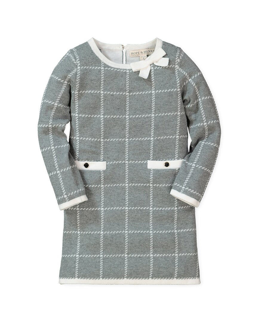 Платье-свитер Hope & Henry Windowpane Hope & Henry, серый
Платье-свитер Hope & Henry Windowpane Hope & Henry, серый