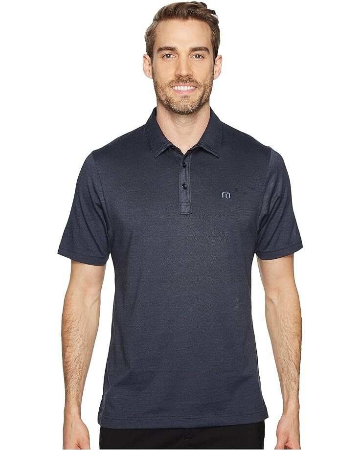 Поло TravisMathew The Zinna, цвет Vintage Indigo/Black
Поло TravisMathew The Zinna, цвет Vintage Indigo/Black