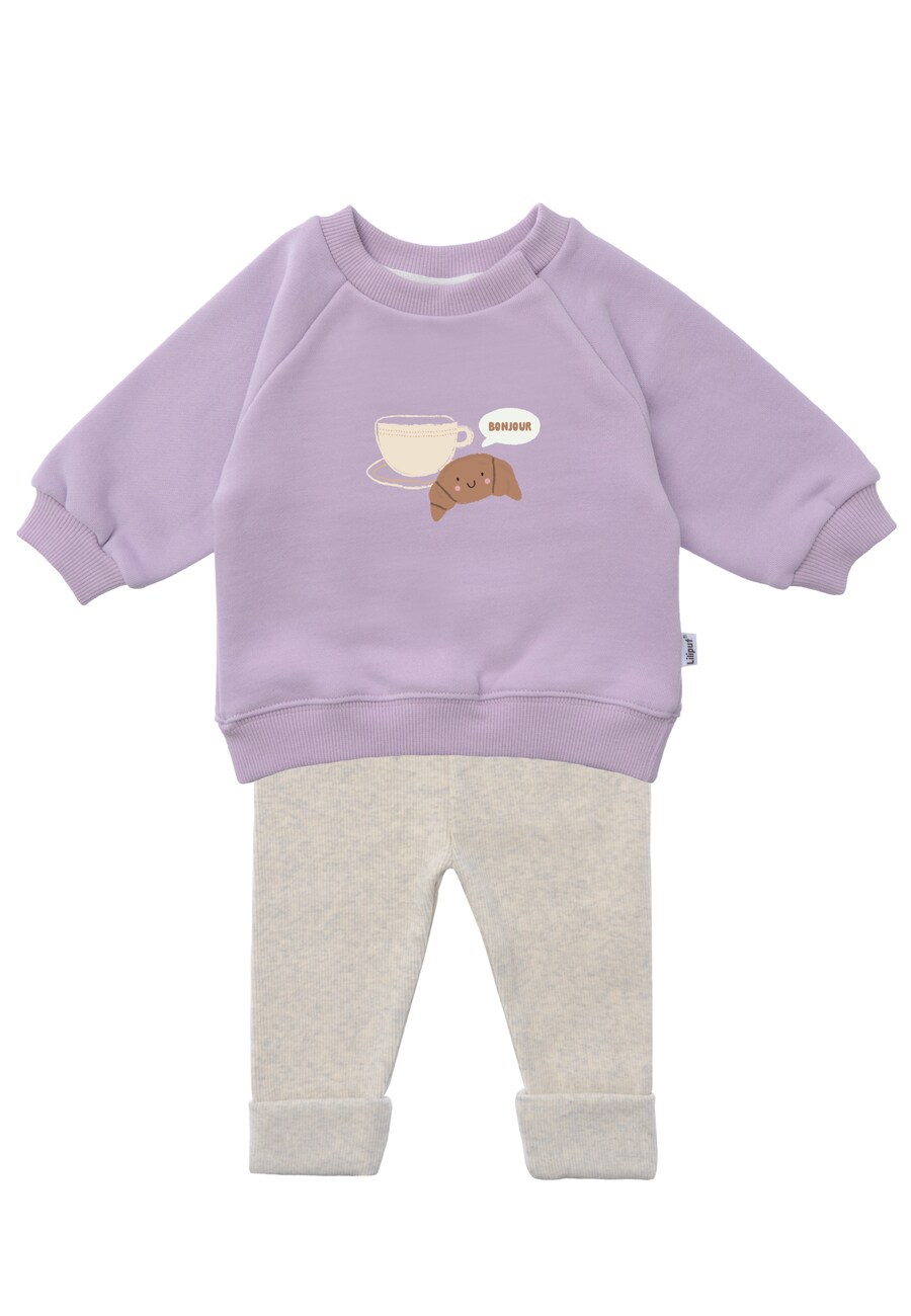 Спортивный костюм LILIPUT Croissant Bonjour, сиреневый
Спортивный костюм LILIPUT Croissant Bonjour, сиреневый