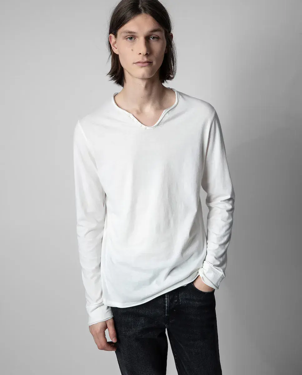 Monestir мужская хлопковая футболка с длинными рукавами Zadig & Voltaire, белый
Monestir мужская хлопковая футболка с длинными рукавами Zadig & Voltaire, белый