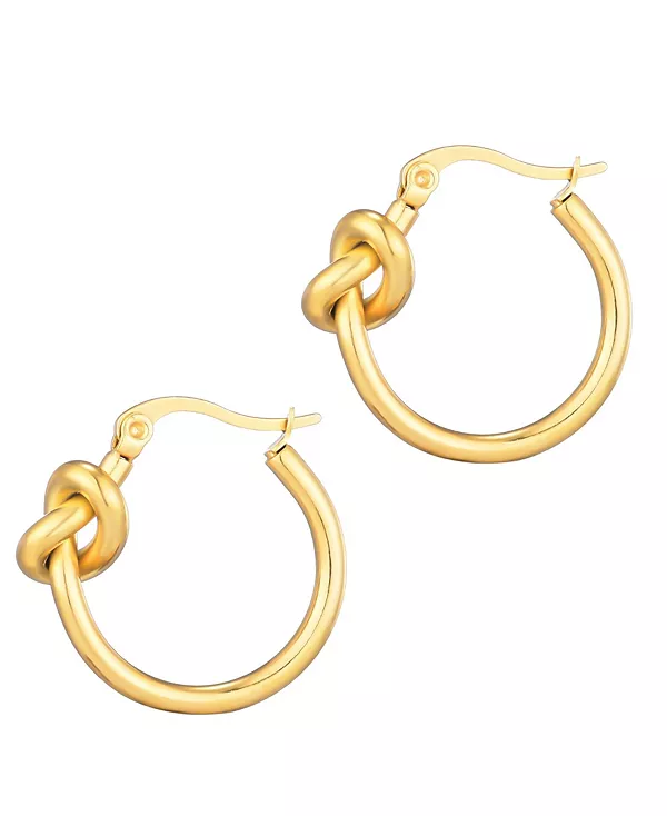 Серьги-Кольца с узлами из нержавеющей стали Adornia, gold
Серьги-Кольца с узлами из нержавеющей стали Adornia, gold