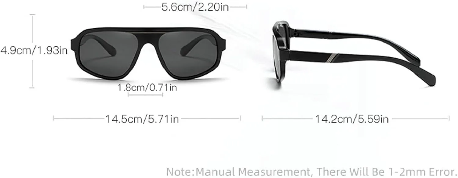 Ретро-солнцезащитные очки-пилот большого размера для женщин и мужчин, большие зеленые солнцезащитные очки, модные винтажные дизайнерские очки 70-х годов mincl, Black
Ретро-солнцезащитные очки-пилот большого размера для женщин и мужчин, большие зеленые солнцезащитные очки, модные винтажные дизайнерские очки 70-х годов mincl, Black