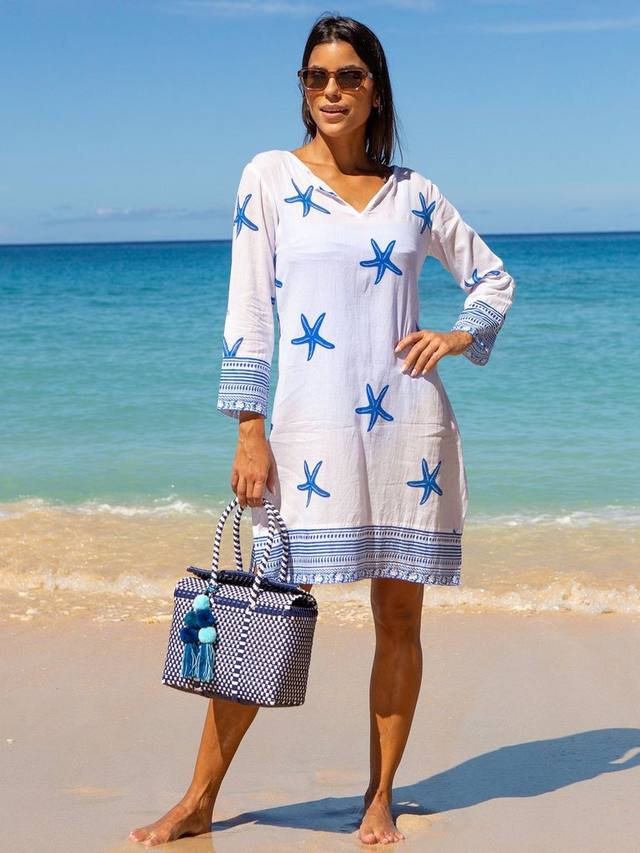 Платье-туника из чистого органического хлопка guadalupe starfish Aspiga, цвет White/Cobalt
Платье-туника из чистого органического хлопка guadalupe starfish Aspiga, цвет White/Cobalt