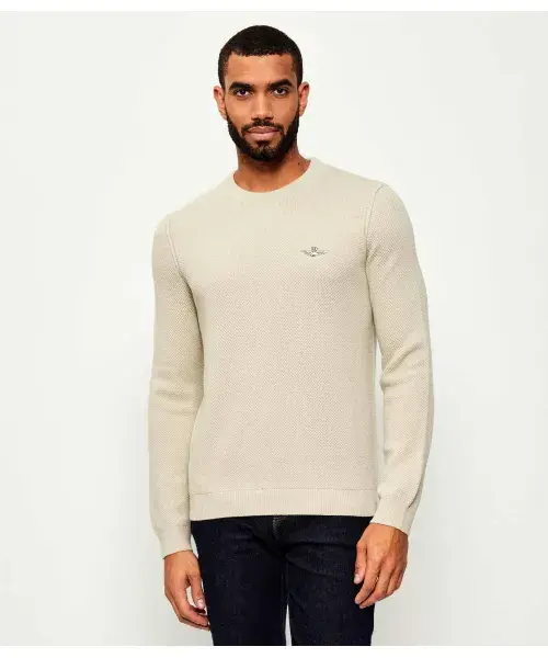 Свитер Regular fit Aeronautica Militare, бежевый
Свитер Regular fit Aeronautica Militare, бежевый