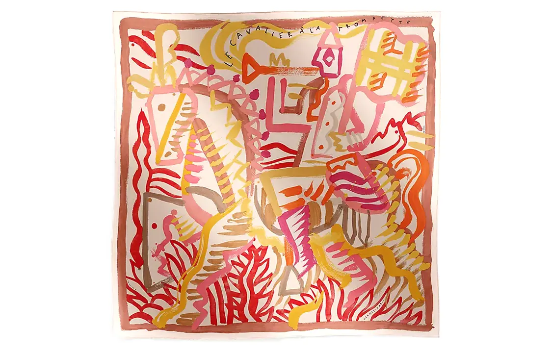 HERMES Шёлковый шарф, Red
HERMES Шёлковый шарф, Red