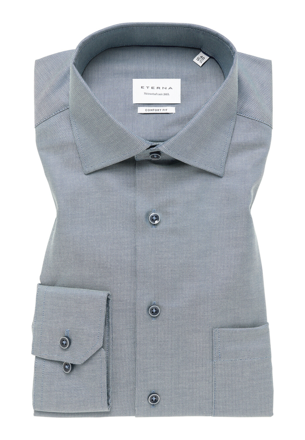 Рубашка Eterna en 1863 1160 E19K, зеленый
Рубашка Eterna en 1863 1160 E19K, зеленый