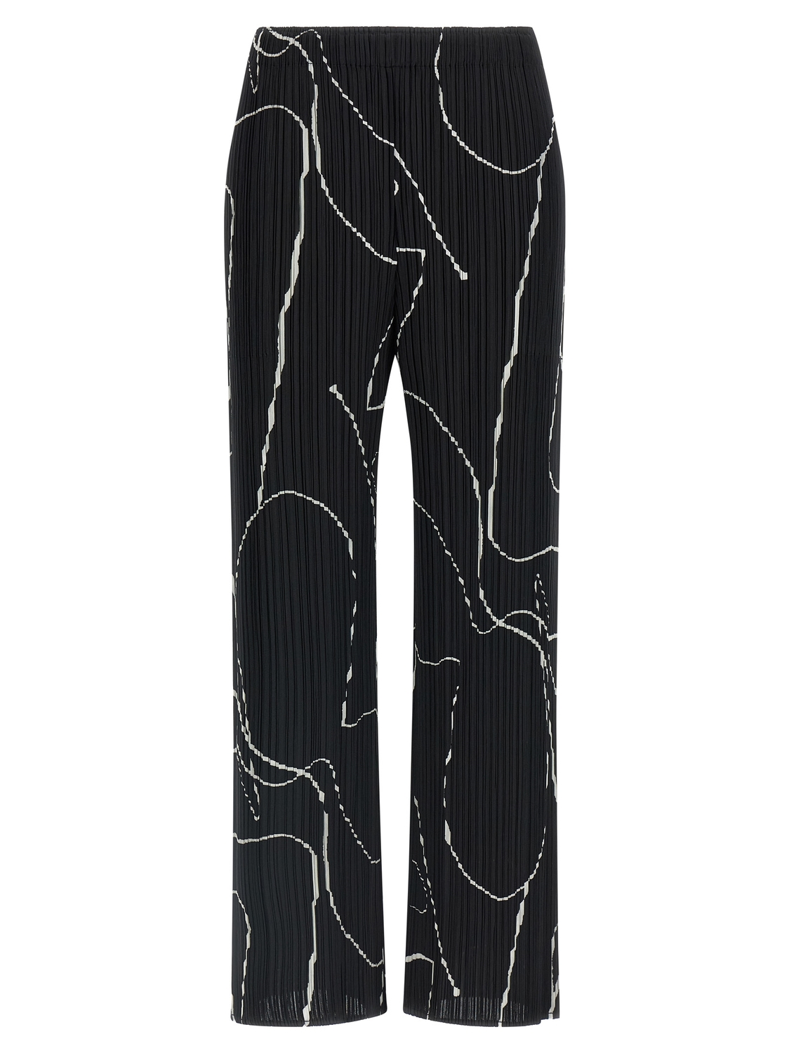 Брюки "Pause" Pleats Please Issey Miyake, белый/черный
Брюки "Pause" Pleats Please Issey Miyake, белый/черный