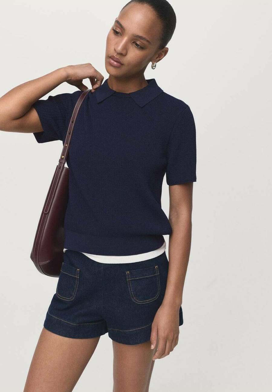 Поло Mango Polo shirt, Dark Navy/Royal Blue
Поло Mango Polo shirt, Dark Navy/Royal Blue