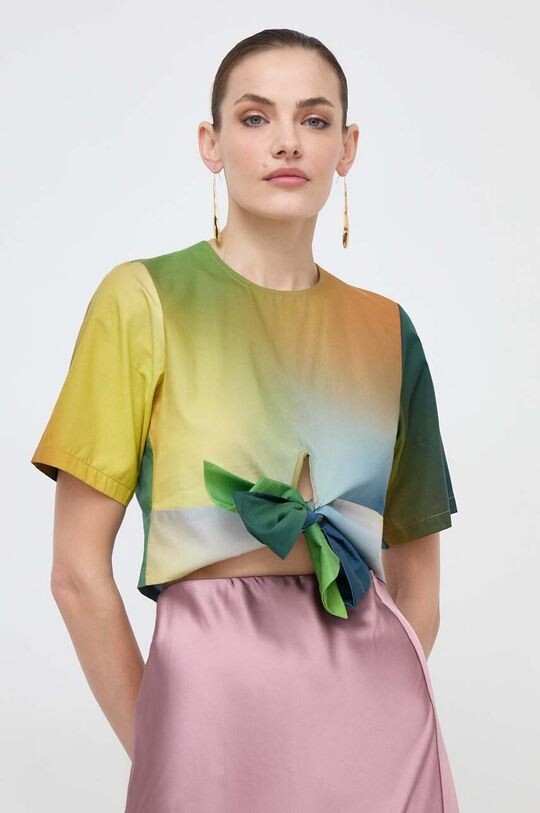 Хлопковая блузка Silvian Heach, мультиколор
Хлопковая блузка Silvian Heach, мультиколор