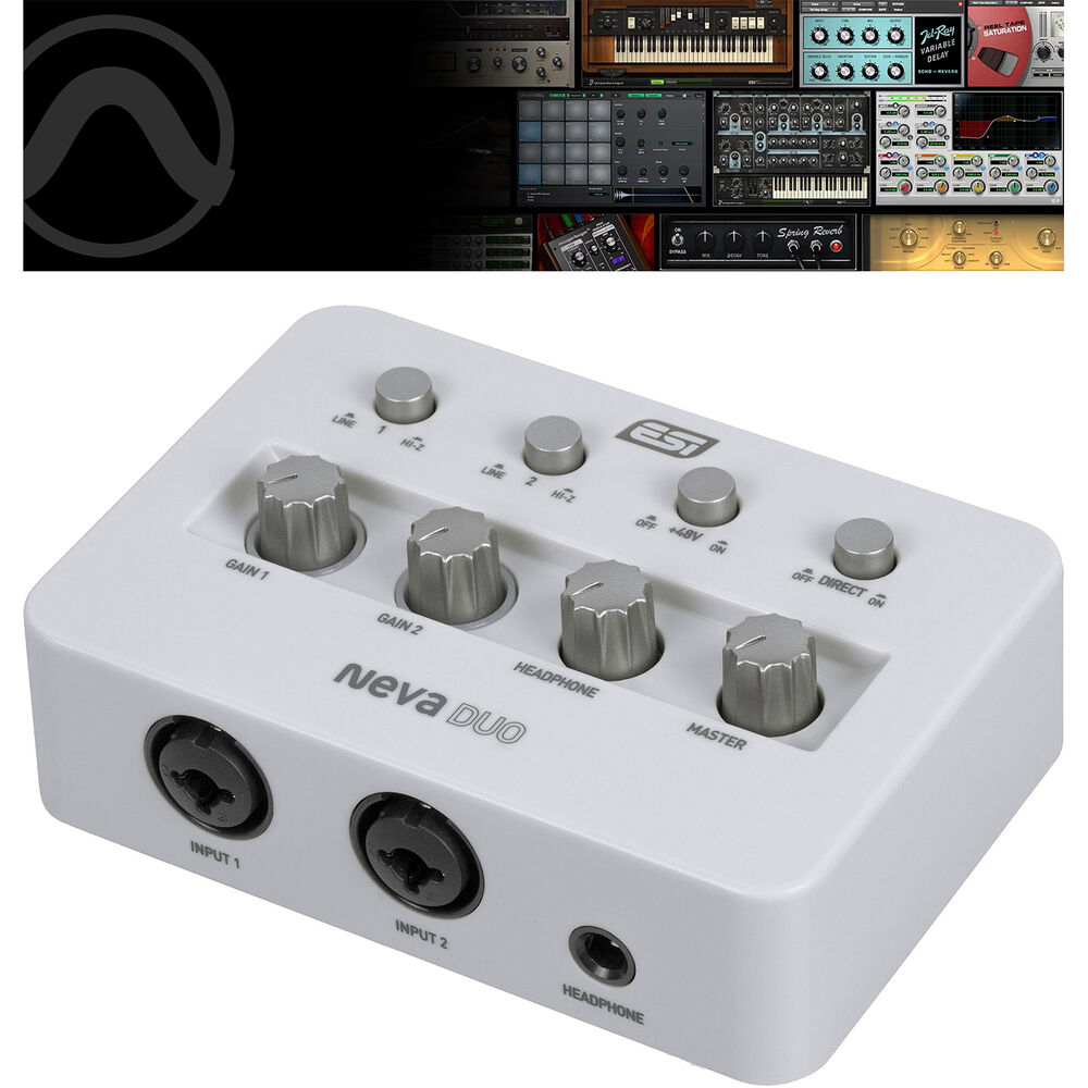 Аудиоинтерфейс ESI Hitmaker DUO USB-C и программное обеспечение Pro Tools Artist
Аудиоинтерфейс ESI Hitmaker DUO USB-C и программное обеспечение Pro Tools Artist
