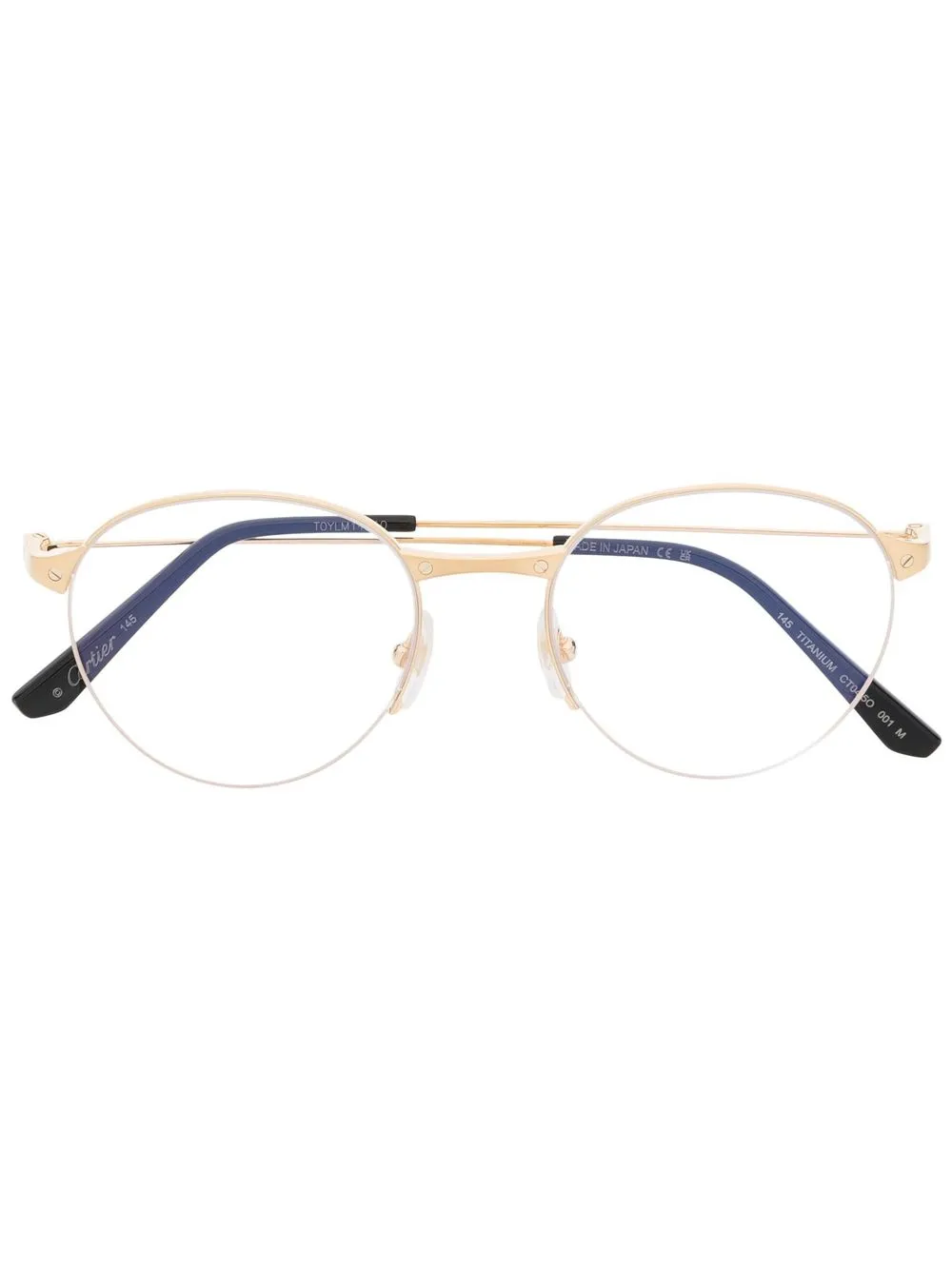 Очки в круглой оправе Cartier, золотистый
Очки в круглой оправе Cartier, золотистый