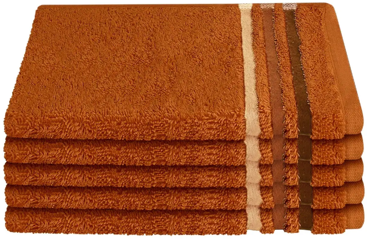Гостевые полотенца Schiesser "Skyline Color из 100% хлопка с элегантной полосатой каймой", (набор, 5 шт.), MADE IN GREEN by OEKO-TEX 30х50 см (5 шт.), цвет Terrakotta
Гостевые полотенца Schiesser "Skyline Color из 100% хлопка с элегантной полосатой каймой", (набор, 5 шт.), MADE IN GREEN by OEKO-TEX 30х50 см (5 шт.), цвет Terrakotta