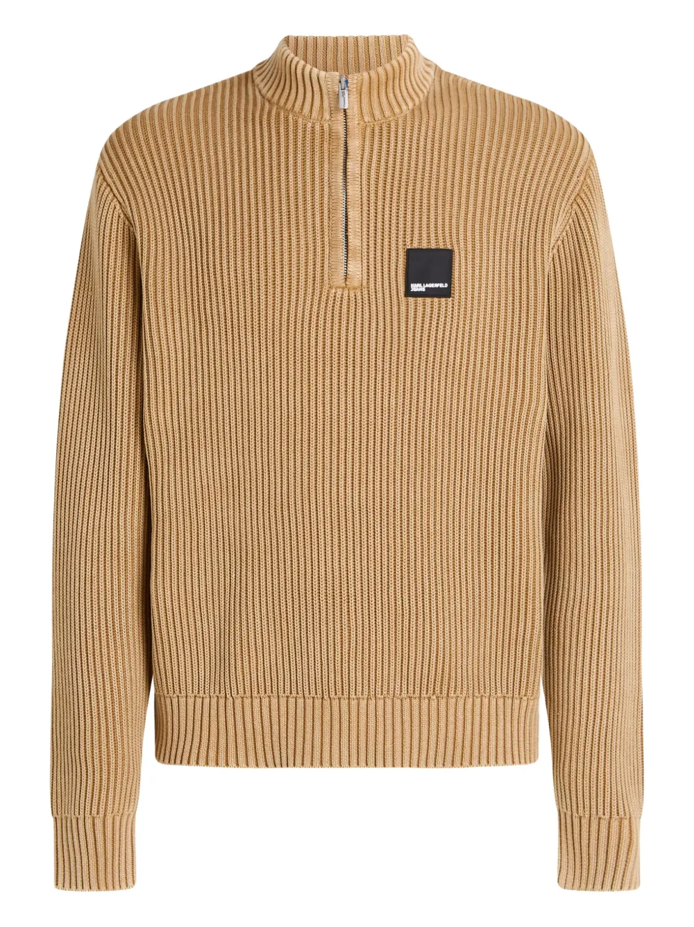 Свитер в рубчик с воротником на молнии Karl Lagerfeld Jeans, нейтральный
Свитер в рубчик с воротником на молнии Karl Lagerfeld Jeans, нейтральный