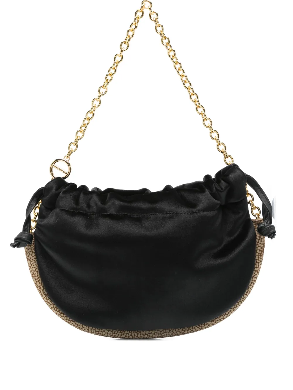 Мини-сумка на плечо Coquille Borbonese, черный 
Мини-сумка на плечо Coquille Borbonese, черный